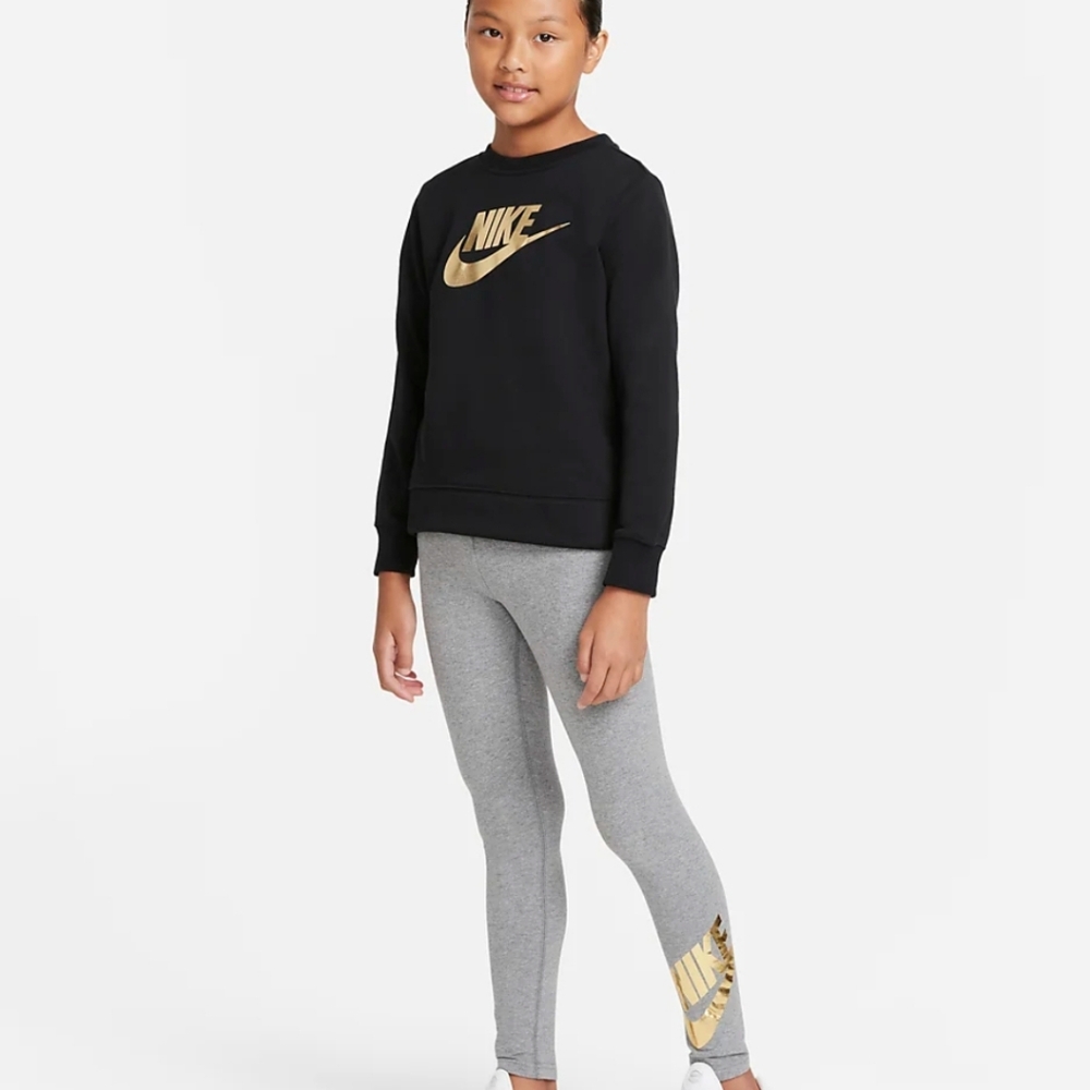 Big Kids Large gray Nike leggings